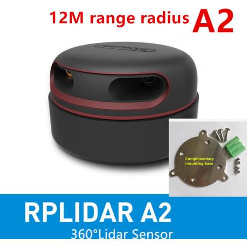 Slamtec RPLIDAR A2 2D 360degree 12 meters scanning radius lidar sensor scanner for obstacle avoidance and navigation of AGV UAV