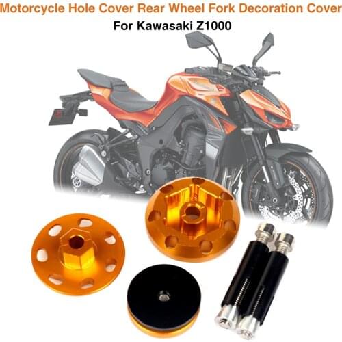For Kawasaki Z1000 Z1000SX NINJA 1000 Z1000SX 2010-2019 hole cover rear wheel fork decorative cover Cover plug bolt protector
