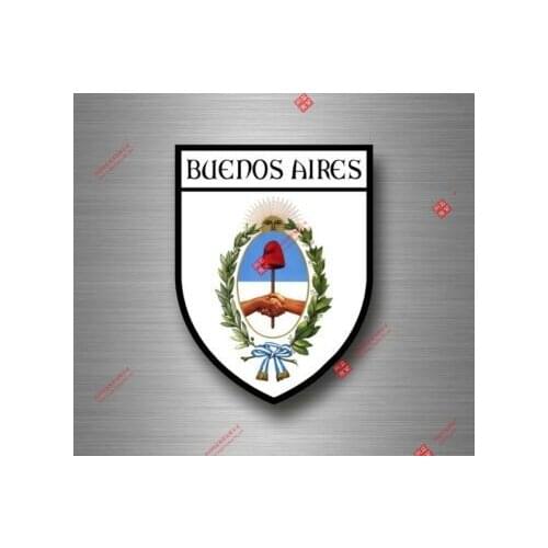 Interesting Sticker Decal Souvenir Car Coat Arms Shield City Travel Argentina Buenos Aires Car Decal Decoration Laptop