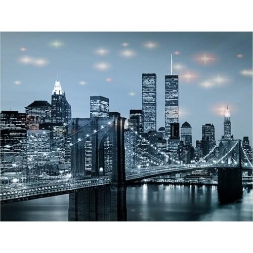 LZAIQIZG 5D Full Square/Round Diamond Painting London City View Cross Stitch Diamond Embroidery Landscape Picture Home Decor