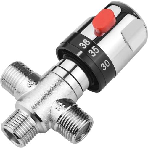 Brass Diverter Valve 3 way Water Separator Shower Tee Adapter Adjustable Shower Head Diverter Valve Bathroom Accessories