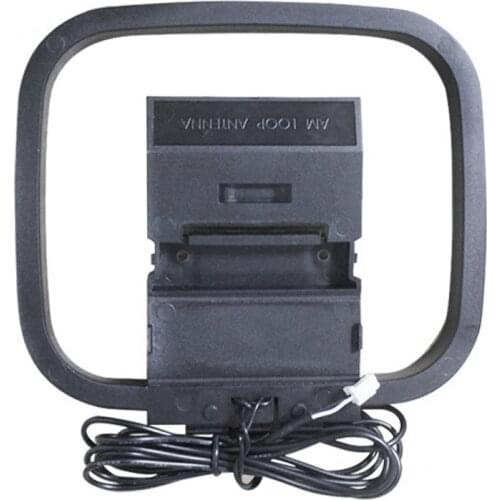 1PC AM Radio Loop Antenna Frame 1500 mm Cable Wire Port Plug Connector Foldable Antenna Base Signal Receiving Line Aerial