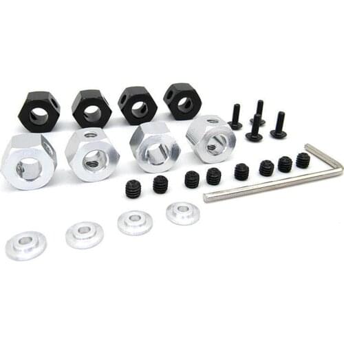 Metal 5MM to 12MM Axle Adapter Upgrade Combiner for WPL D12 For MN RC Car Spare Parts