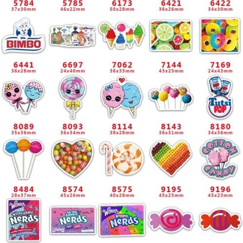 Custom credit card logo Cute Accessories for Bows Flatback Planar Resin DIY Craft Supplies Handcraft Decor Materials PR5784