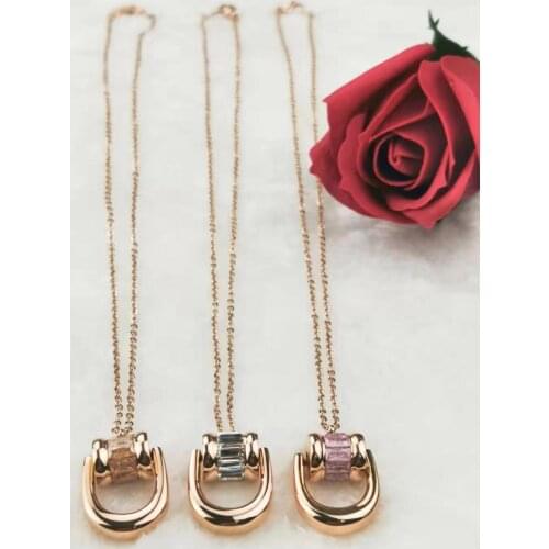 Fashion accessories jewelry steel necklace