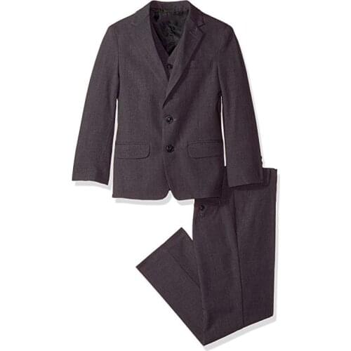 Relaxed Style Costumes Brown For Wedding Loose Version Groom Wedding Suits Best Man Party Formal Blazer Men 3 Pieces Suit