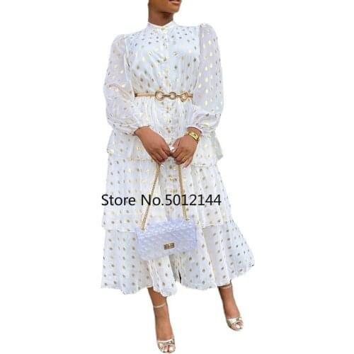 2021 New African Dresses for Women African Clothes Africa Dress Dashiki Ladies Clothing African Clothes Women