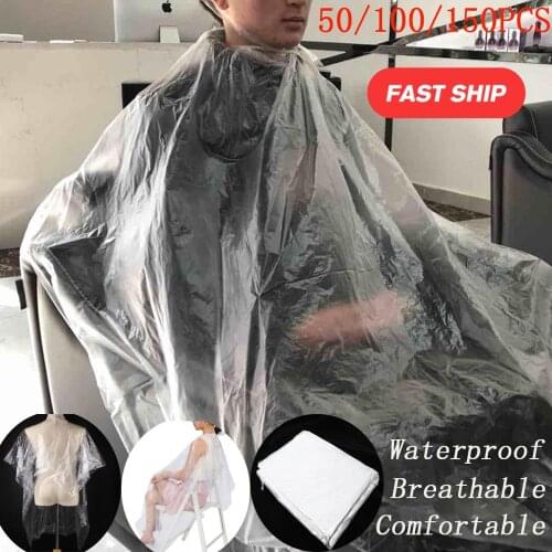 50/100/200 pcs Disposable Cape Salon Hairdressing Cloth Hair Cutting Hairdressing Cape Barber Salon Capas Hairdresser Apron Wrap