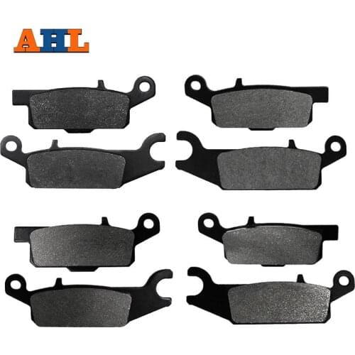 AHL Motorcycle Front and Rear Brake Pads For YAMAHA YFM550 Grizzly YFM700 FA443 FA444 FA445 FA446