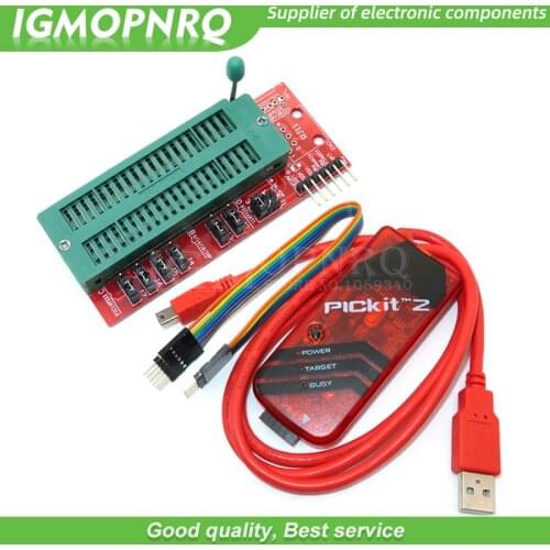 1set PICKIT2 Programmer + PIC ICD2 PICKit 2 PICKIT 3 Programming Adapter Universal Programmer Seat