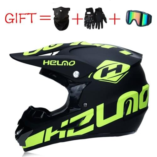 Send 3 pieces gift motorcycle helmet children off-road helmet bike downhill AM DH cross helmet capacete motocross casco