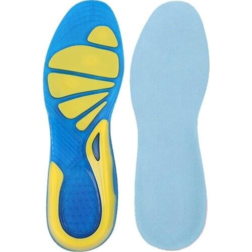 Silicon Insoles Care For Plantar Fasciitis Heel Spur Arch Support Cushion Sport Insoles Shock Absorption Pads Orthopedic Pro new