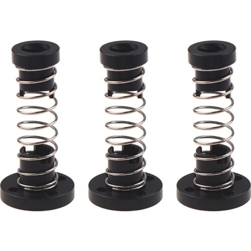 T8 Anti Backlash Spring Loaded Nut Elimination Gap Nut For 2mm/4mm/ 8mm Acme Threaded Rod Lead Screws DIY CNC 3D Printer Parts