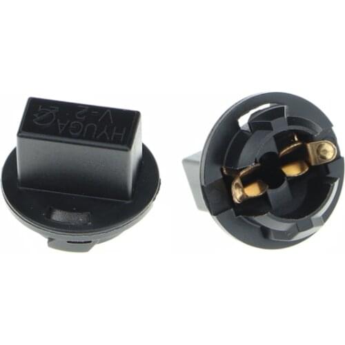 10pcs T10 W5W Car Bulb Socket Twist-Lock Type For Instrument Cluster License Plate Sunroof Light Base Accessories