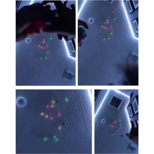 (2). Stick Wall Ball Sticky Ball Catch Throw Ball Glob Novelty For Kids Boys Girls Indoor Game Toys