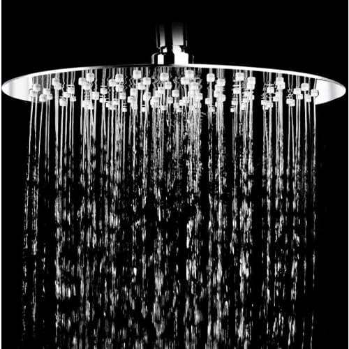 Dofaso 15cm high pressure shower head save water head shower top rain fall Over-head round & Square shower 6