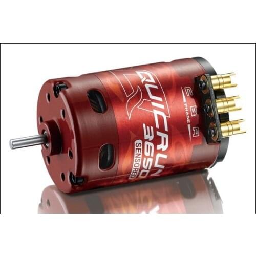 Hobbywing QUICRUN 3650 car Sensored 10.5T /13.5T / 17.5T / 21.5T 2-3S Racing Brushless Motor for 1/10 1/12 On-Road