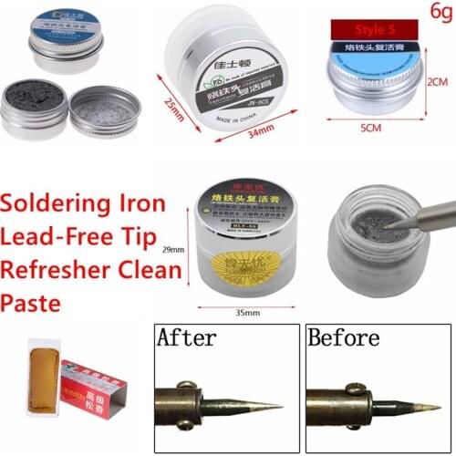 Hot Sale Soldering Iron Lead-Free Tip Refresher Clean Paste For Oxide Solder Iron Tip Head Resurrection Repair Tools