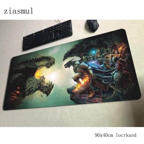 Dragon age padmouse 900x400x3mm gaming mousepad game Halloween Gift mouse pad gamer computer desk Fashion mat notbook mousemat