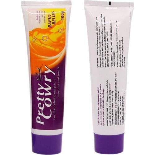 100G Muscle Pain Relief Cream Cramp Shoulder Back Ache Joint Warm Up Muscular Pain C5A9