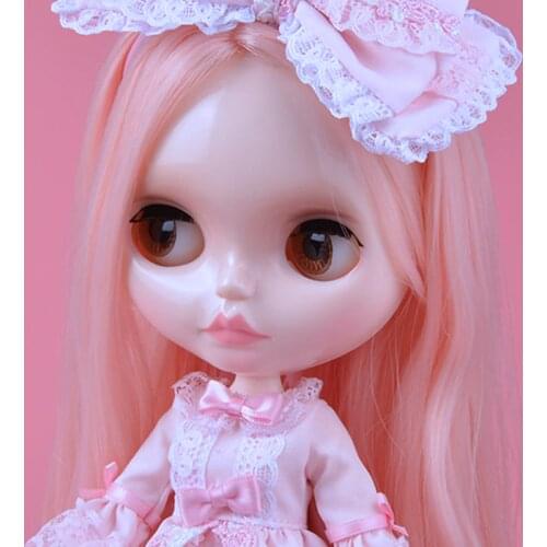 Blyth Doll Blyth Matte Face Frosted White Skin 1/6 BJD Ball Jointed Doll Custom Dolls for Girl Gift for Doll Collection