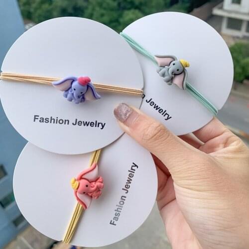 Korean Style Hot Selling High Elastic Rubber Hair Band Elephant Lovely Hair Rope Fashion Hair Rings Girlish Hair Accessories