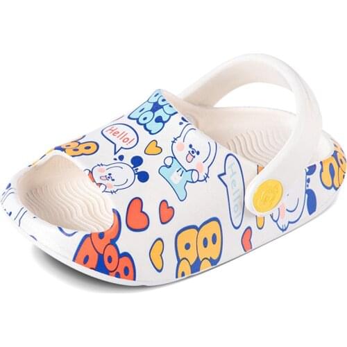 Soft Slippers for Kids Fashion Cartoon Slides Boys Girls Bathroom Slippers Swimming Beach EVA House Home Slippers for Children