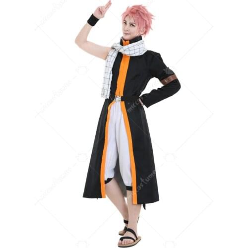 Natsu Dragneel Cosplay Fairy Tail Cosplay Men Halloween Costume