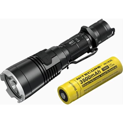 Rechargeable Flashlight NITECORE MH27 max.1000LM beam distance 462meter Multitask Torch Tactical light + 18650 3500mAh battery
