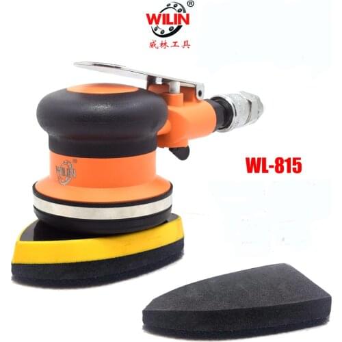 Pneumatic Air Detail Palm Sander Square Polisher for Auto Upholstery Leather Maintenance Woodwoking Metal Edge Sanding