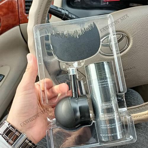 9 Colors Hair Building Fibers Natural Keratin Hold Spray Powder Thickening Growth Regrowth Serum Hair Loss Treatment Products