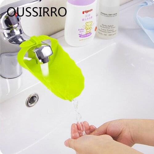 1pcs Adjustable Creative Bathroom Faucet Extender For Children Toddler Kids Baby Hand Washing Helper Faucet Bathroom Accessories