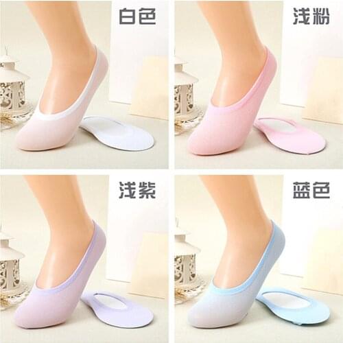 Warm comfortable cotton girl womens socks ankle low female invisible color girl boy hosiery 1pair=2pcs Candy Color Ankle Socks