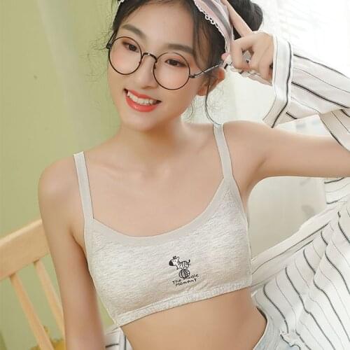 Tops for Girls 2021 Sports Bra Clothes for Girls 14 Year Old Young Girl Bra Cotton Teenage Underwear