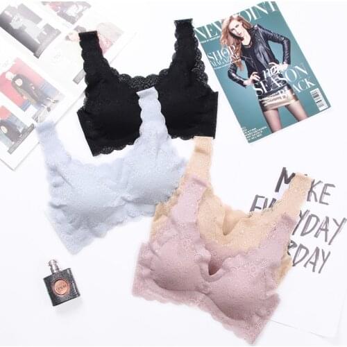 Women Padded Bra Sexy Lace Sleep Bra Womens Underwear Sports Bralette