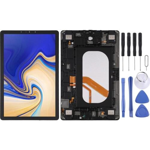LCD Screen and Digitizer Full Assembly with Frame for Galaxy Tab S4 10.5 inch SM-T835 (LTE Version)