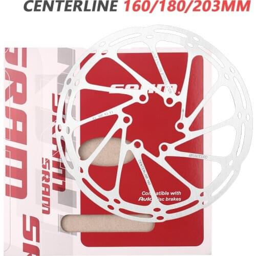 1 Pair Center Line Disc Brake Rotor 160/180/203mm 6 Bolts Rotors MTB/Road Bicycle/Cyclocross Bike Brake Disc Original Boxed 2pcs