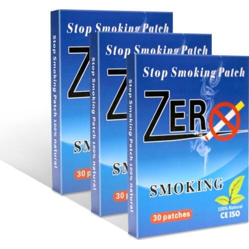 10box=60bags(300pcs) Stop & Quit Smoking Patch Anti Smoke Patch Natural Ingredient Smoking Cessation Plaster Health Care Therapy