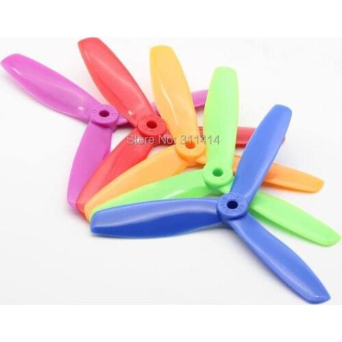 4/8 Pairs 5045 3 blades Bullnose Propeller CW /CCW For 250 FPV Racing Quadcopter ZMR210 250