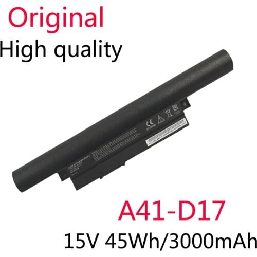 A41-D17 Original New Battery For Medion Akoya E7415 E7415T E7419 E7416 P7647 P7643 E7420 P7643 15V 45Wh 3000mAh