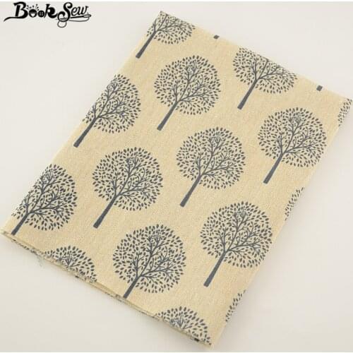 Booksew Dandelion Design Cotton Linen Fabric Sewing Material Tissu For Bag TableCloth Curtain Decoration Pillow Zakka CM