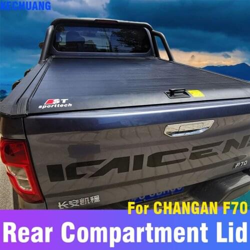 CHANGAN Hunter F70 Rear Compartment Lid refitting thickened aluminum pickup back cover rolling curtain push pull back box cover