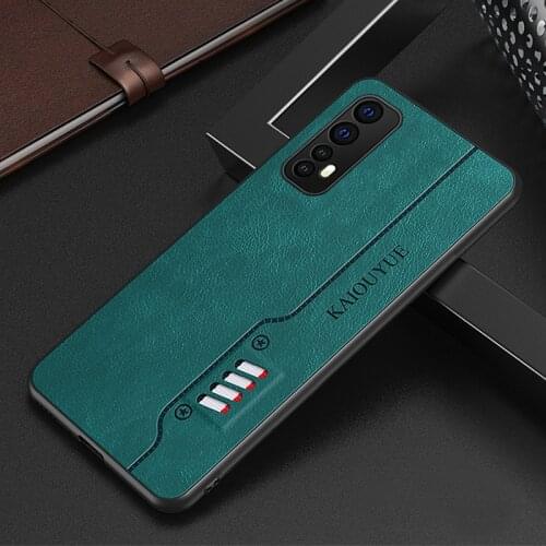 For OPPO Realme 7 Pro 7i Case Luxury PU Leather Skin Slim Protective Back Cover Case for oppo realme x7 pro realme7 phone shell