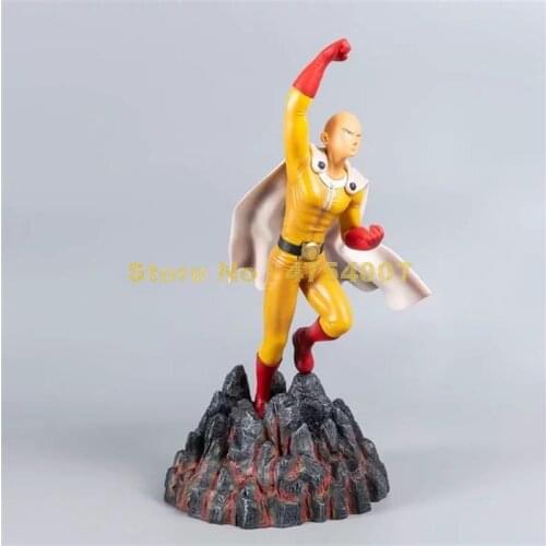 Anime One Punch Man Saitama Master Gk Tsume Pvc Action Figure Cloak Collection Model Doll 30cm Toy
