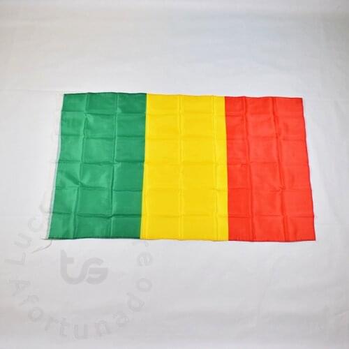 Mali 90*150cm flag Banner Hanging Mali National flag for meet,Parade,party.Hanging,decoration