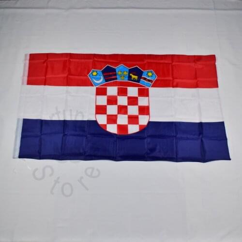 Croatia Croatian 90*150cm flag Banner 3x5 Foot National flag for meet,Parade,party.Hanging,decoration