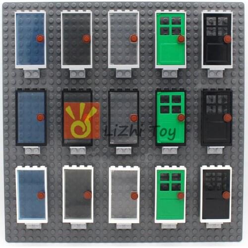 MOC bricks 30179 Door Frame 1x4x6 Landscape architecture Intelligence block Compatible With All Brands Assembles Particles