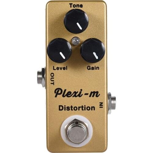 MOSKY Plexi-m Electric Guitar Distortion Effect Pedal Guitar Parts Full Metal Shell True Bypass