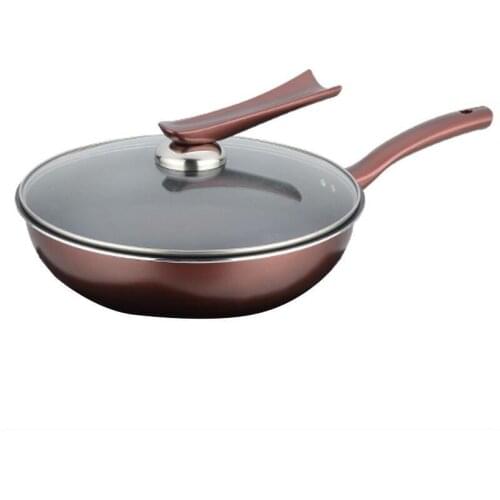 Non-smoke induction cooker combination set pot set non-stick three-piece gift frying soup gift pot