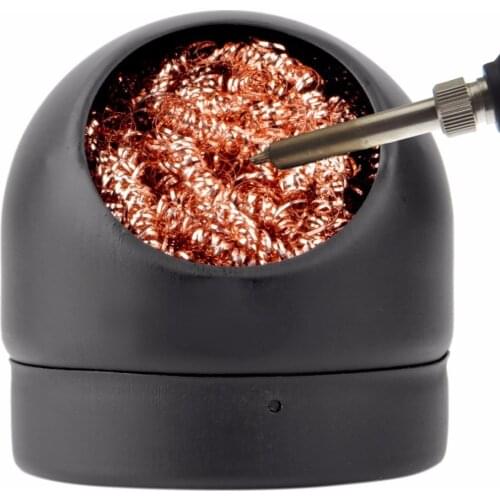 Lead Free Solder Tip Cleaner Tool Welding Soldering Solder Iron Tip Cleaner Cleaning Hot Steel Wire With Stand Set